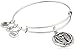 Alex and Ani Godspeed Expandable Rafaelian Silver-Tone Bangle Bracelet