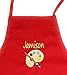 Personalized Children's Apron with Embroidered Name and Multiple Designs to Choose From