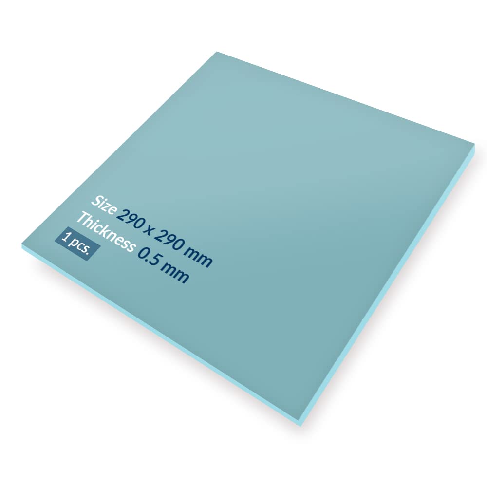 ARCTIC TP-2 (APT2560): Economic Thermal Pad, 290 x 290 x 0.5 mm (1 Piece) - Thermal pad, Excellent heat conduction, Low hardness, Ideal gap filler, Easy installation, Safe handling - Blue