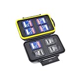Kaavie Memory Card Case for 8 x SD Cards(Rubber Sealed Waterproof)