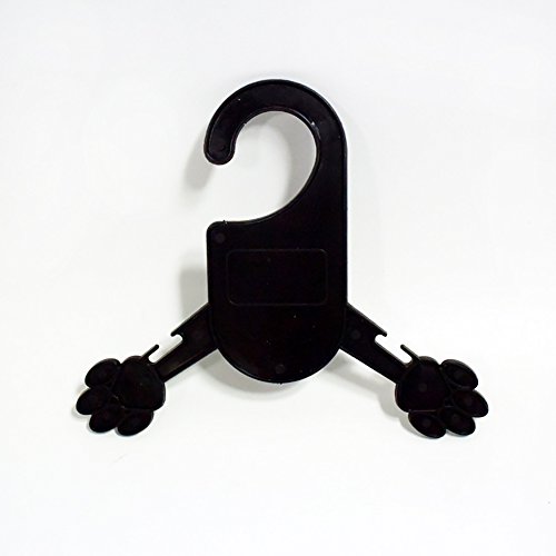 shlutesoy 5Pcs Puppy Pet Cat Kitten Clothing Clothes Rack Hanger Dog Apparel Costume - Black L