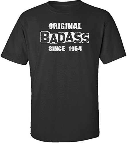62nd Birthday Gifts For Original Badass Since 1954 Ttd5 - Adult Shirt Xl Black