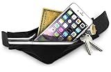 Reflective Waist Pack Running Belt Water-Resistant Exercise Gear for Walking and All Sports w Big Flexible Storage Pouch