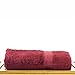 Luxury Hotel & Spa Towel Turkish Cotton Bamboo (Cranberry, Bath Towel - Set of 4)