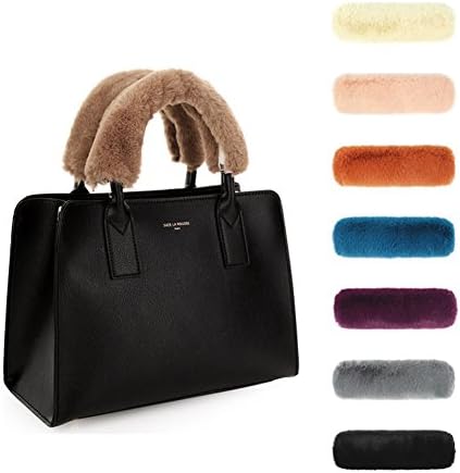 Sassy Pippi Faux Fur Bag Handle Cover, Fur Bag Charm
