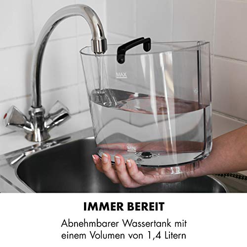 Klarstein BellaVita Espressomaschine - Siebträgermaschine mit Milchschaum-Düse, 3in1 Siebträger Kaffeemaschine, 20 Bar… – Bild 6