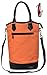 Vina 2 Bottle Wine Tote Bag - Thermal Insulated Champagne Purse Cooler Carrier with Strong Handle and Shoulder Strap, Great for Travel and Restaurants, Picnics, Orange