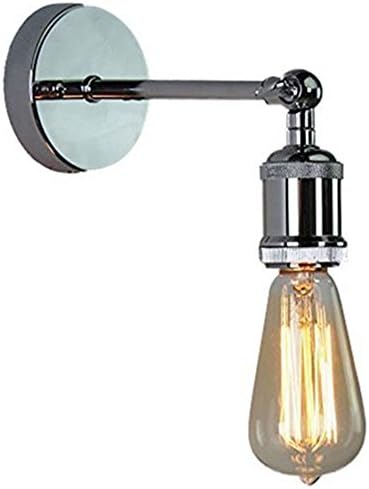 Cozyle Vintage Industrial Copper Metal Wall Lamp without Lampshade Chrome