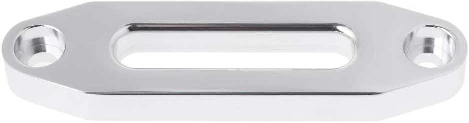 Hawse Fairlead, Aluminum Fairlead, Winch Fairlead Compatible with Synthetic Plasma Rope By Baodanjiayou
