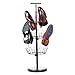 Rackaphile 3-Tier Revolving Shoe Organizer Rack Shoe Tree, Holds 18 Pairs, Bronze