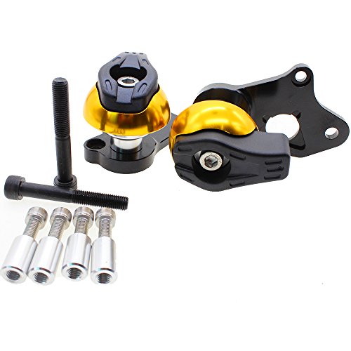 Rzmmotor Motorcycle Billet Frame Sliders Crash Pads Protector fit for SUZUKI GSX-R 600 750 2006-2012
