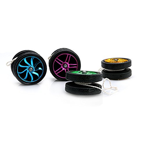 Wheel Shape Yo-Yo, (Color May Vary) by Delight eShop