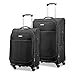 Samsonite Advance XLT Softside Luggage with Spinner Wheels, Black, 2-Piece Set (21/29)