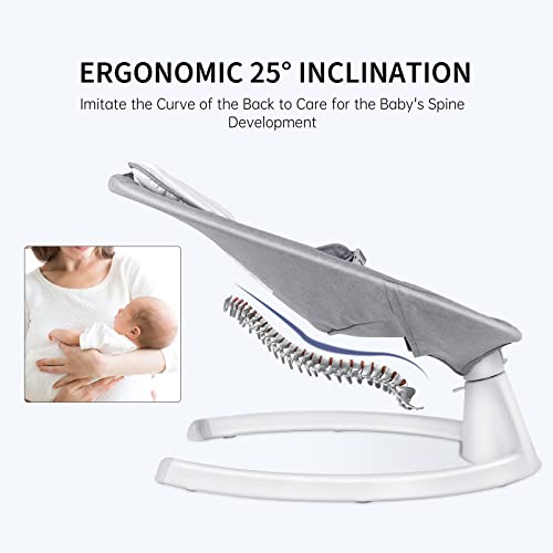 Bellababy Bluetooth Baby Swing for Infants, Compact & Portable