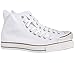 Converse Unisex Chuck Taylor All Star Core Hi Optical White Men's 13, Women's 15 Medium