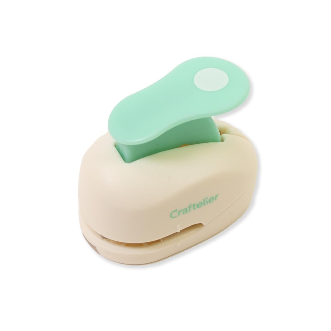 Craftelier - 3/8” (0.953 cm) Diameter Circle Punch with Lever Press | Suitable for Paper and Cardstock | Ideal for Craft and Scrapbooking Projects | Size Approx. 5 x 3 x 4.5 cm