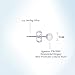 FRONAY Sterling Silver Mini Pearl Earrings for Women 3-4 mm, Second Piercings (Rhodium-plated-silver)