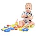 Niuniu Daddy 12 Pieces Baby Rattle and Teether Toy Play Set - Colors May Vary