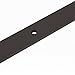 Erfect 6.6 FT Brown Basic Wood Barn Door Steel Antique Style Sliding Hardware Track Set Coffee