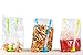 Baggy Rack - (3 Pack - 3 New Colors) Sandwich Bag Racks - Ideal Plastic Kitchen Gadget, Hands Free Clip Food Storage Bag on Holder for Easy Transfer of Any Kind of Food, Must Have Kitchen Utensil