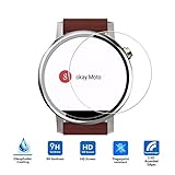 Motorola Moto 360 46mm Screen Protector (2nd Gen 2015), Vistore Ultra-thin Shatterproof Anti-Scratch HD Clear Ballistic Glass Screen Protector for Motorola Moto 360 Watch 2nd Gen