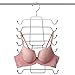 MerceHygea Tank Tops Hanger Metal Folding Space Saving Hanger Closet Organizer for Tank Tops, Cami, Bras, Bathing Suits, Belts, Ties