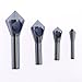 4pcs/Lot Countersink & Deburring Bits 2-5mm 5-10mm 10-15mm 15-20mm Tool Set Expanding Drill Step Drill Bit 4241