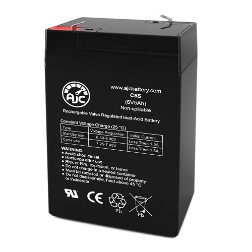 AJC Replacement Sealed Lead Acid Battery - Compatible With Duracell Ultra SLA12-5F 12V 5Ah