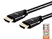 Monoprice 4K Certified Premium High Speed HDMI Cable - 4K60Hz, 18Gbps, HDR, 3ft, Black - 3 Pack