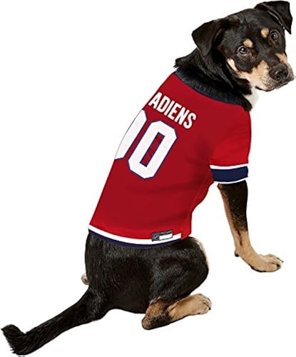 Pets First NHL Montreal Canadiens Jersey for Dogs Cats, Medium