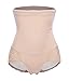 Gotoly Women Body Shaper High Waist Butt lifter Tummy Control Panty Slim Waist Trainer (Large (FBA), Beige(Super Comfy))