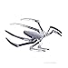 Silver Chrome Spider Spiderman Decal Car Auto Body Window Sticker Emblem Badge