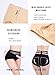 Emprella Control Top Underwear High Waist Wavy Solid Color Tummy Control Cotton Panty Briefs- 3 Pack (Large/X-Large, Black/Tan/Taupe)