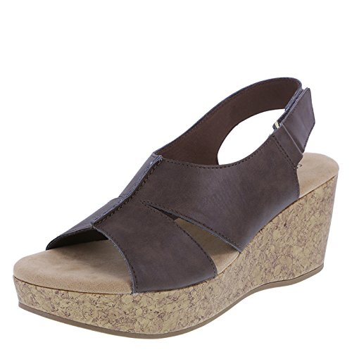 Best Comfort Plus By Predictions Women S Prudy Mid Wedge Sandal