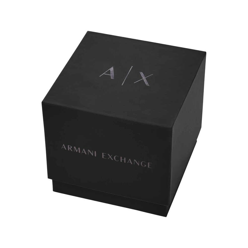 Armani Exchange Watch For Men, Quartz Chronograph movement and 46mm Case Size with Stainless steel strap