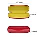 Red Glasses Case Hard Shell | Medium Size | Eye Glasses, Reading Glasses, & Sunglasses Case For Men, Women, & Kids