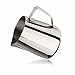 Domini Milk Frothing Pitcher Stainless Steel Metal 12 oz -For Milk Frothers, Espresso Cappuccino Coffee, Creamer,Steaming,chef,motta (Measurement inside)