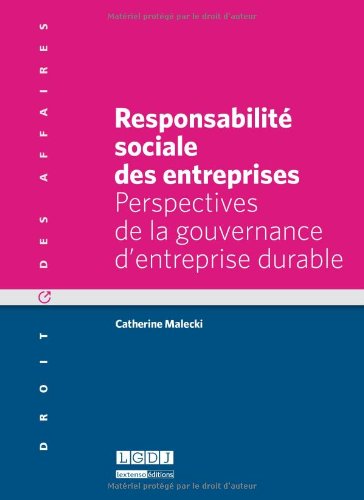 Responsabilité sociale des entreprises