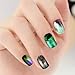 EFT New Trendy 1pack 3D Beautiful Landscape Nail Art Tips Pack Decal Wrap Water Tattoo Noctilucent Transfer Stickers DIY Decoration Fashion Xmas Gift #6