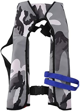 Bubbry Adult Inflatable Water Sports Life Jacket Boating Security Swimwear Vest