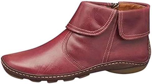 leather booties no heel