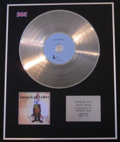 BARENAKED LADIES - Limited Edition CD Platinum Disc -STUNT