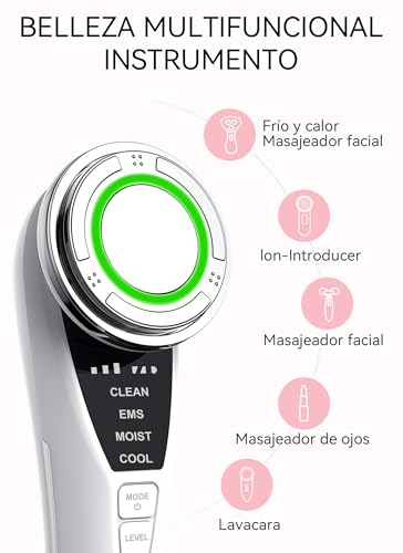 ANLAN Second Generation Anti-Wrinkle Face Massager, 5 in 1 Facial Cleansing, Deep Pores, Remove Acne, Blackheads, Anti-Aging Wrinkles Firming and Facelift