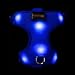 Bseen LED Dog Harness LED Night Safety Dog Vest Harness USB Rechargeable Soft Mesh Vest with Adjustable Belt Padded Lightweight Collar for Large, Medium and Small Dogs(Large, Blue)