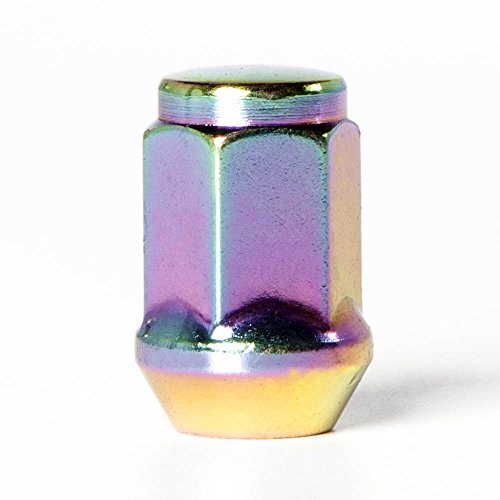 Circuit Performance 12x1.5 Neo-Chrome Closed End Bulge Acorn Lug Nuts Cone Seat Forged Steel (20 pieces)