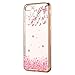 iPhone 8 Plus Case, iPhone 7 Plus Case, LONTECT Floral Flower Clear Design Pattern Printing Soft TPU Gel Slim Back Protective Case Scratch Resistant for Apple iPhone 8 Plus/iPhone 7 Plus