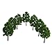 20pcs Plastic Model Trees Train Railroad Scenery 1:100 Dark Green
