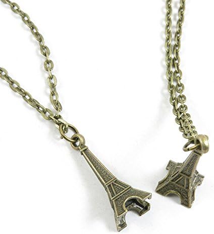 1 Pieces Antique Bronze Fashion Jewelry Making Charms Necklace Costume Sweater Long Chain Pendant 4-XLA1242 Paris Eiffel Tower