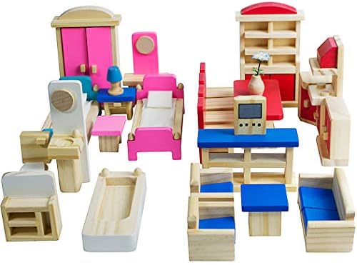 Seanmi Wooden Dollhouse Furniture - 5 