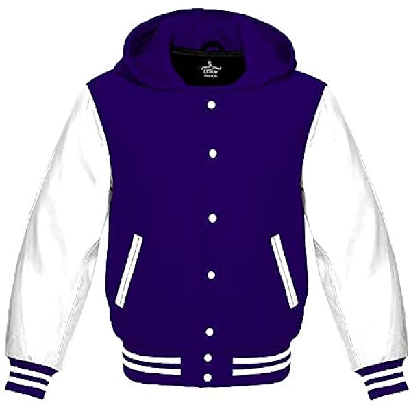 leather shark varsity jacket hoodie レザー topgun-men-TGJ2431-NAV-B-wool-